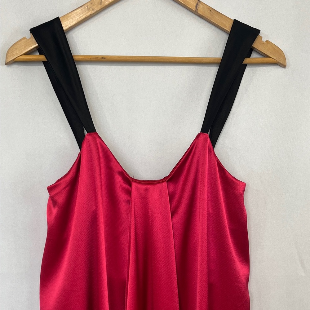 ABS Allen Schwartz Formal Satin Low Back Dress - Size 2 - Picture 3 of 8